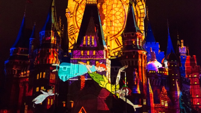 Image result for new magic kingdom projection show